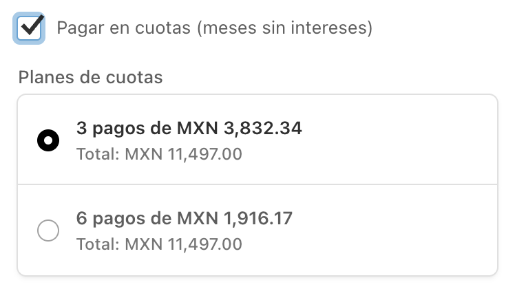 3 o 6 MSI